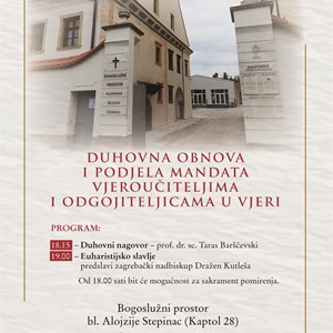 Duhovna obnova i podjela trajnih mandata